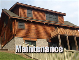  Pine Hall, North Carolina Log Home Maintenance